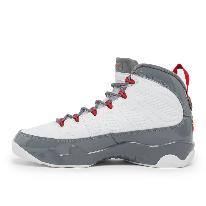 Nike Air Jordan 9 Retro White Fire Red Cool Grey