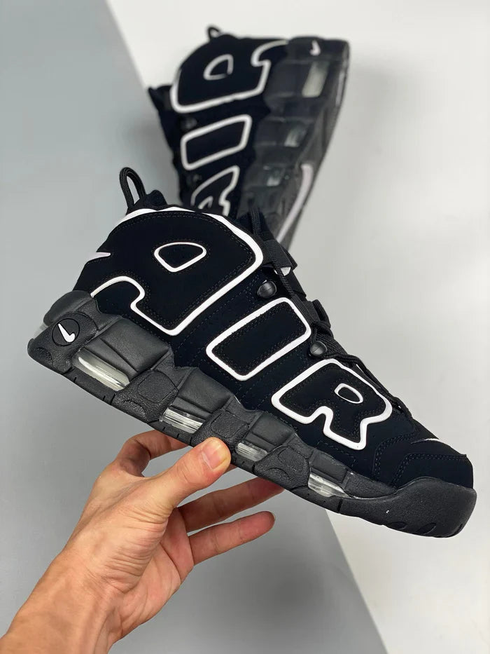 Nike Air More Uptempo Black White