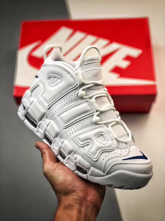 Nike Air More Uptempo White Navy