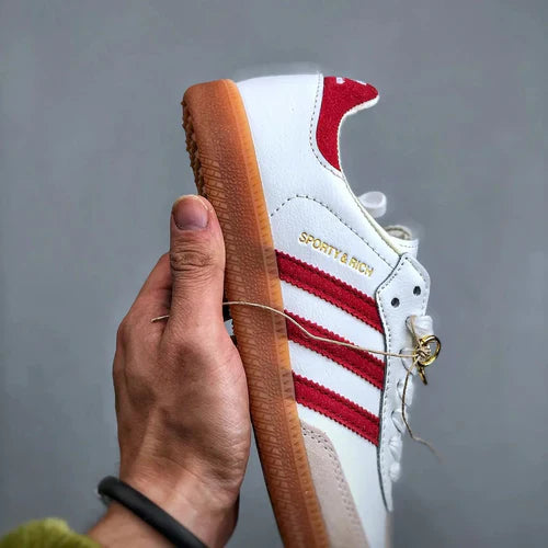 Sporty & Rich x Adidas Samba OG Dark Brown Cream White