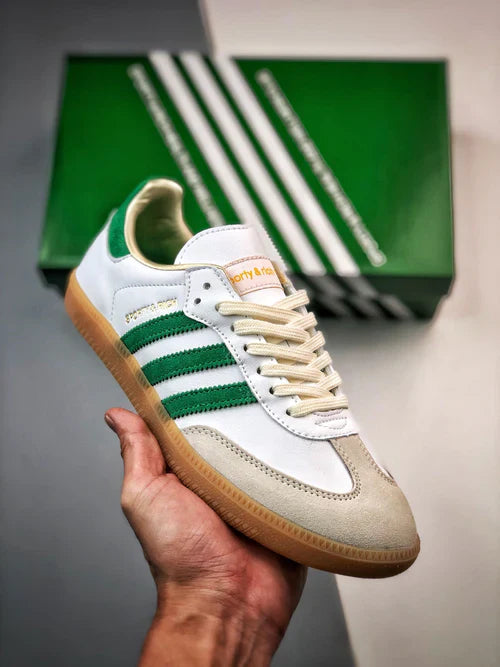 Sporty & Rich x Adidas Samba OG Rich White Green