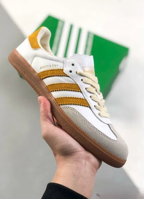 Sporty & Rich x Adidas Samba OG White Bold Gold